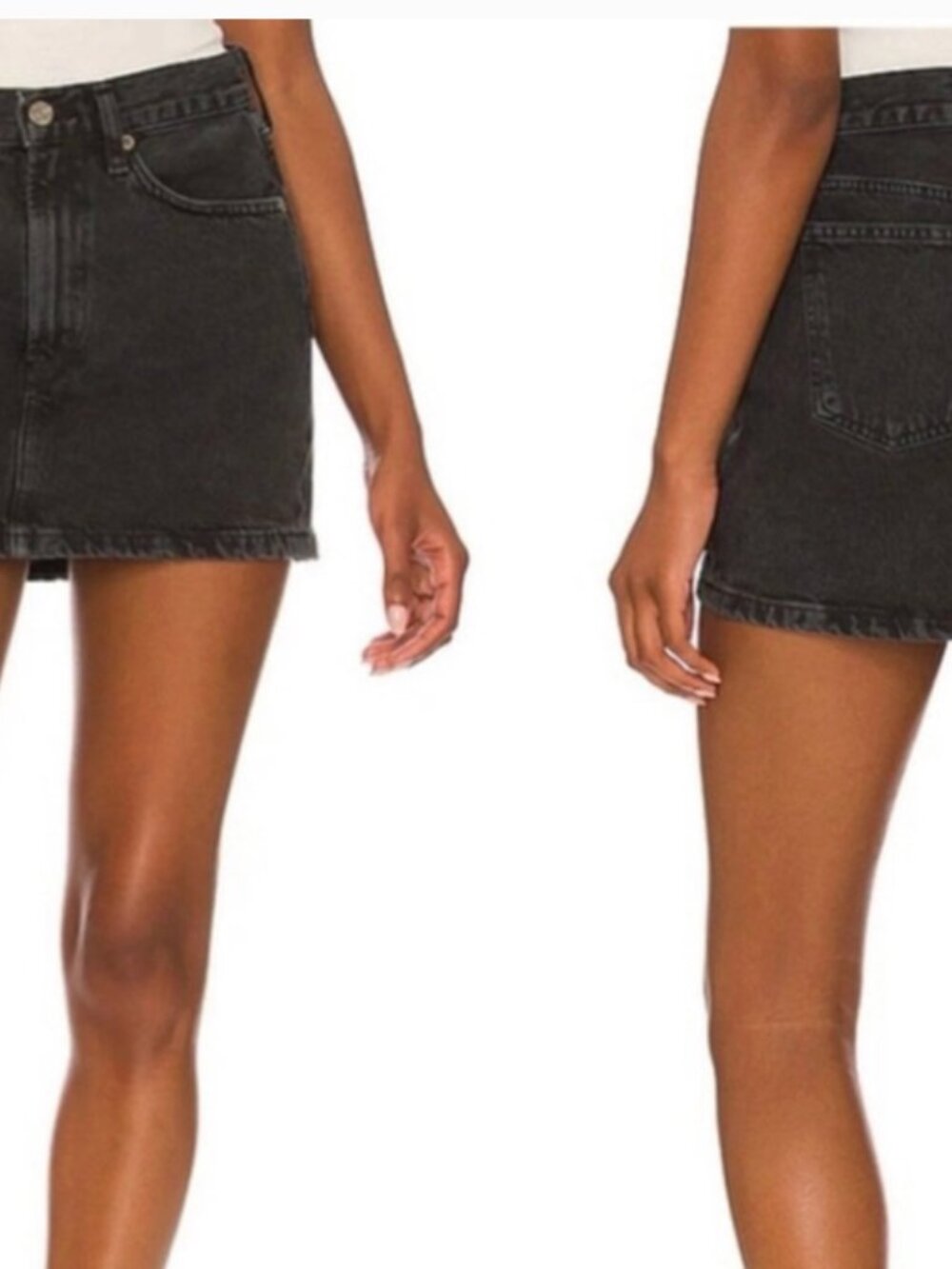Agolde Liv Mini Denim Skirt size 26